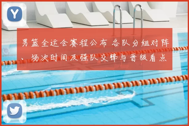 男篮全运会赛程公布 各队分组对阵、场次时间及强队交锋与晋级看点